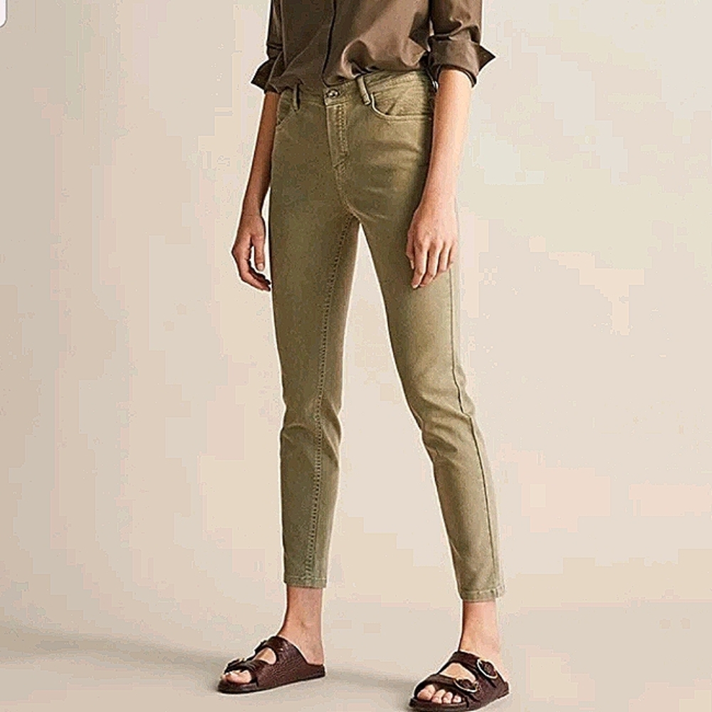 Massimo Dutti Khaki skinny fit Jeans size 4